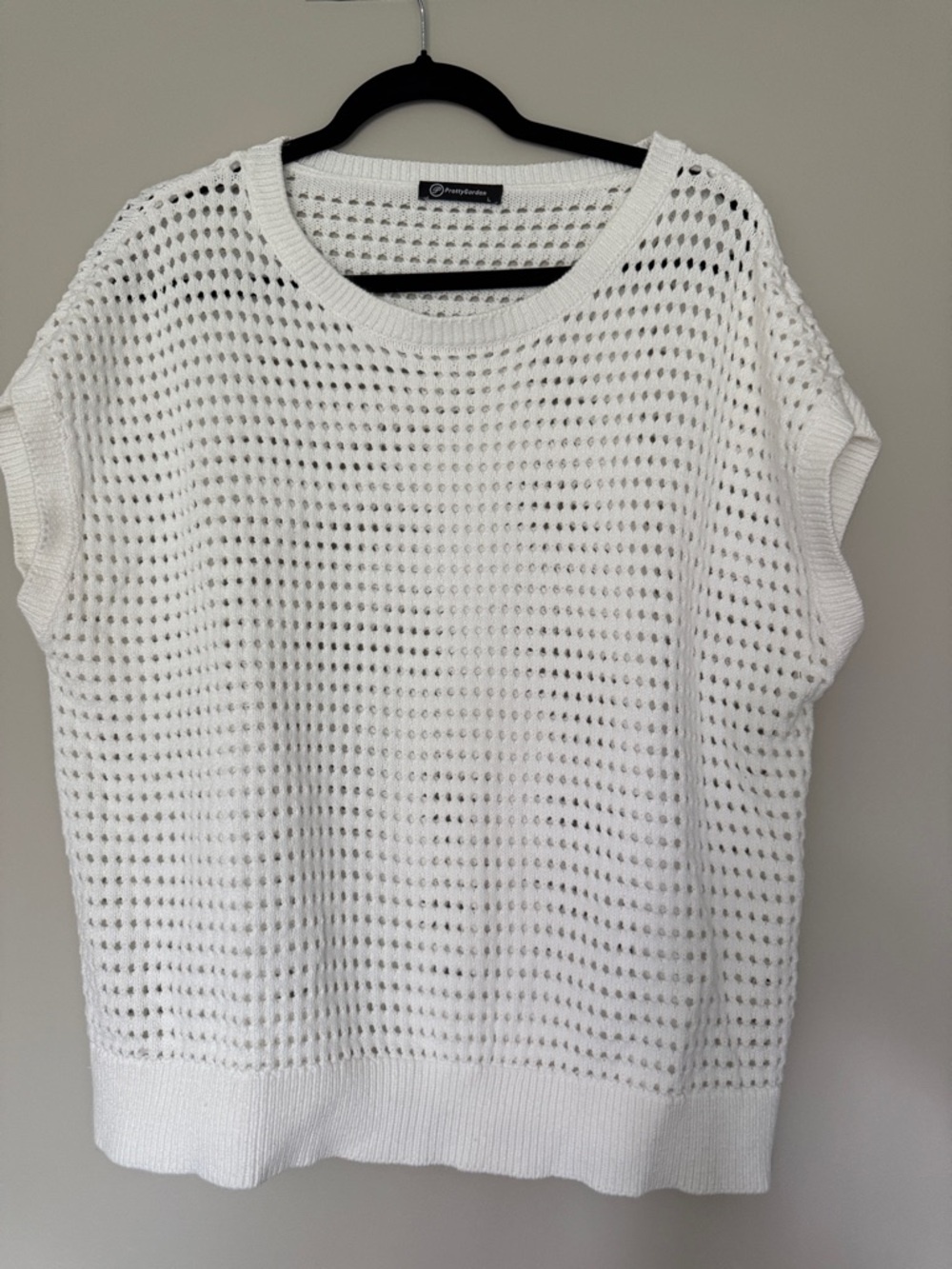 Cap Sleeve Crochet Sweater